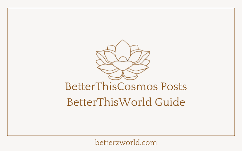BetterThisCosmos Posts BetterThisWorld Guide